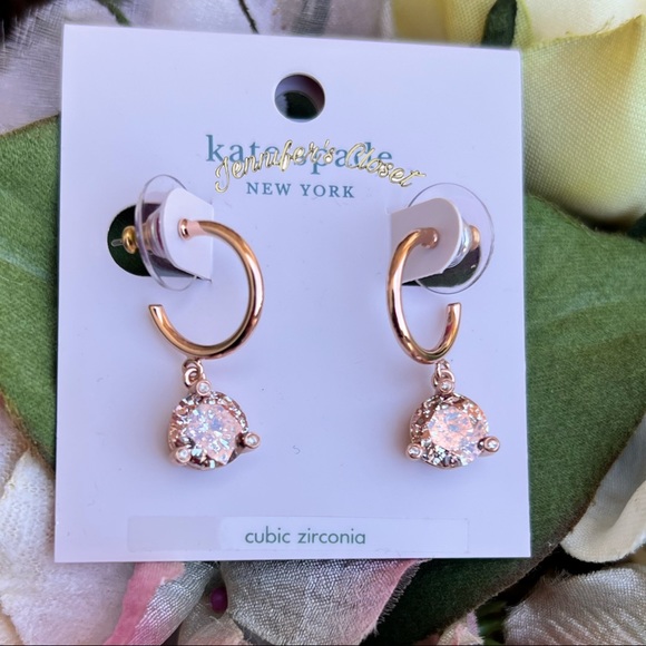 NWT! Kate Spade Crystal Drop Earrings - Picture 5 of 8
